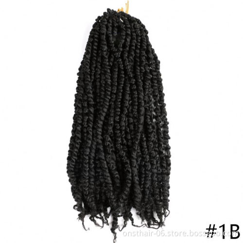 Passion Twist Braids Xtwo Crochet Braiding Hair Synthetic Crochet Hair Extensions High Temperature Fiber Braiding Hair For Women